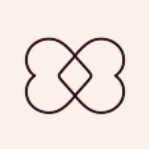 Icon of two overlapping hearts