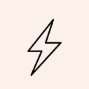 Icon of a lightening bolt