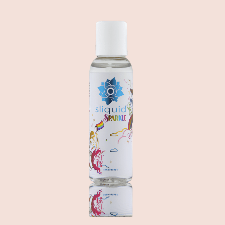 Image of a bottle of Sparkle Lubricant from Sliquid Naturals